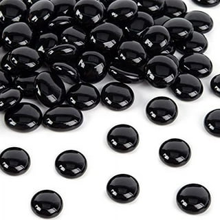 FuturePlusX FUTUREPLUSX 1LB Blue Flat Glass Marbles, Premium Dark