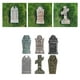 thumbnail image 5 of Decoraciones de Halloween Yuyangstore Lápida de Cementerio de Espuma 17', 5 of 8