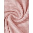 thumbnail image 5 of INSPIRE CHIC Women's Pajama Shors Elastic Waist Jersey Knit Soft Casual Contrast Hem Sleepwear Lounge Bottoms with Pockets L Pink, 5 of 6