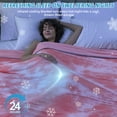 thumbnail image 3 of Teler Cooling Blanket for Hot Sleepers, Lightweight Summer Cold Thin Blankets for Sleeping, Queen Size, Pink, 3 of 8