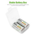 thumbnail image 3 of EBL Size C Rechargeable Batteries 5000mAh Nimh Batteries for Flashlight Toys Camera, 12 Pack, 3 of 6