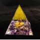 thumbnail image 1 of Mini pirámide de cristal natural, generador de energía, cuarzo, amatista, curación espiritual, cristal, chakra, pirámide de resina, 1 of 6