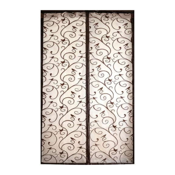 Magnetic Screen Door Self Sealing, Mesh Screen Keeps Bugs Out 82.7"X35.4"