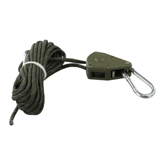 4/5M Adjustable Lanyard Hanging for Tent Rope Hanger Pulley Lifting Pulley Hook