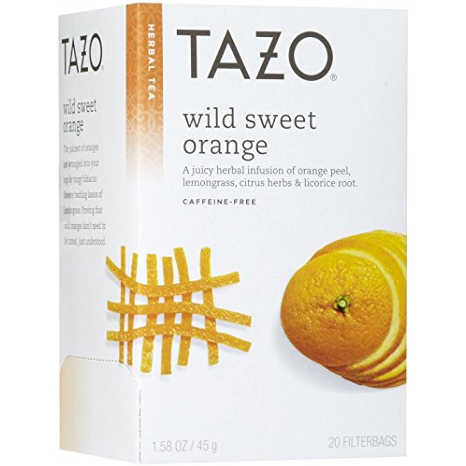 Tazo Wild Sweet Orange Herbal Tea, 20 Ct