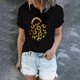 thumbnail image 2 of Camiseta de cuello redondo de verano de moda sexy informal para mujer blusa de manga corta suelta estampada Pompotops hkajfhjk466738, 2 of 4