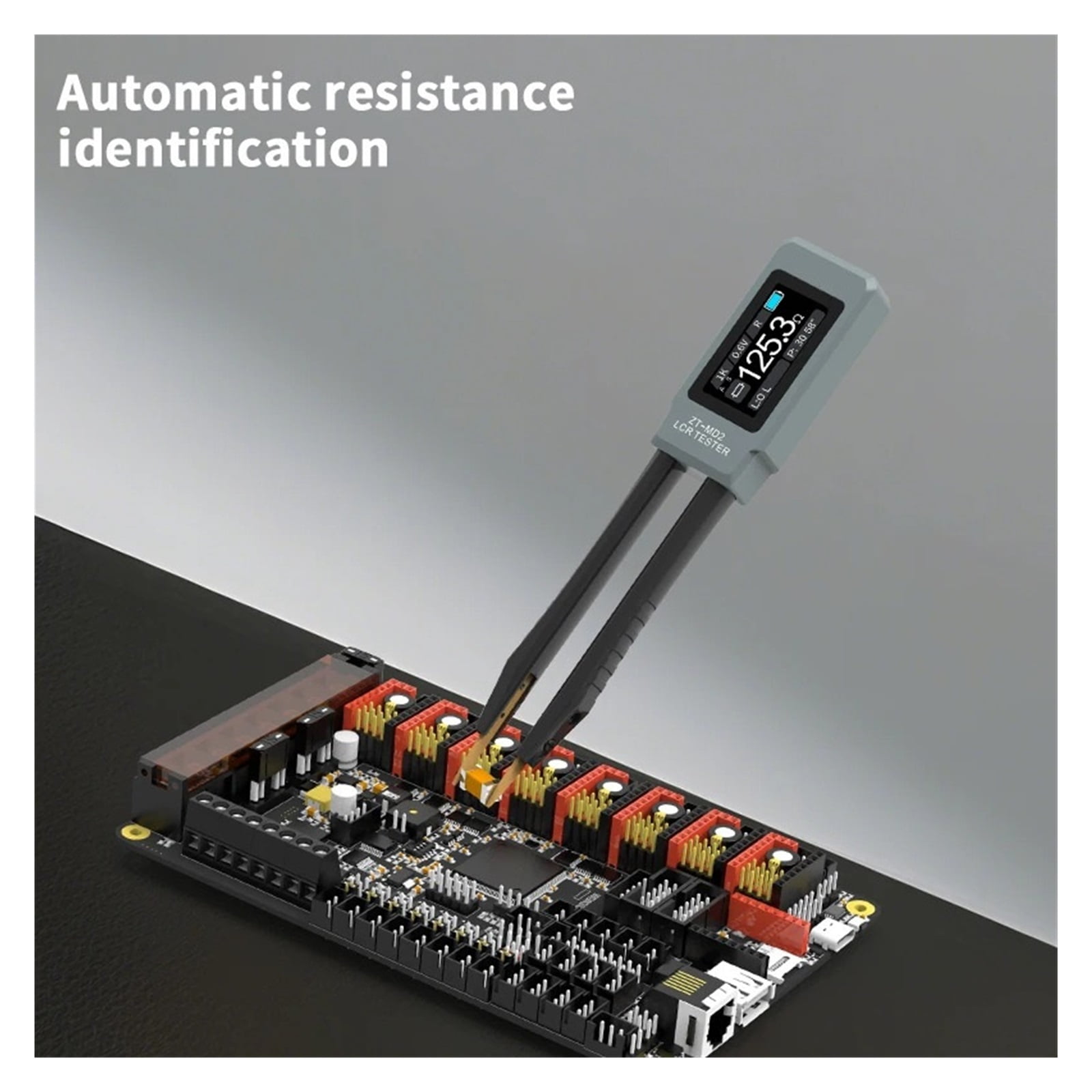 ZT-MD2 Intellint Tweezers Lcr Digital Brid Tester One k Measurement Of Resistance Capacitance, And Inductance ,Easy to Use