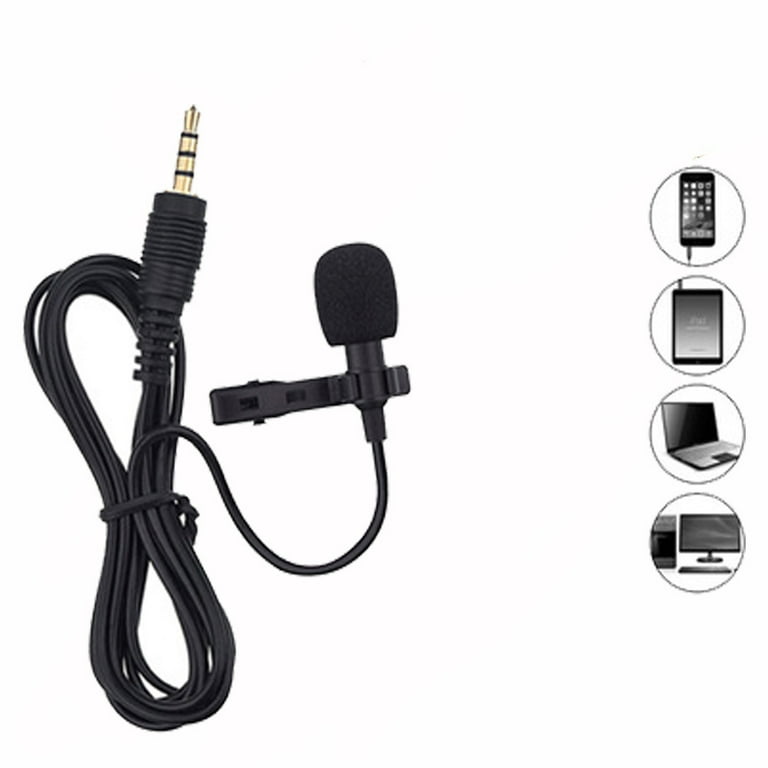 Achetez T-3ii Computer Camera Portable Téléphone Portable Mic Mic Microphone  Lavalier Sans Fil Pour Enregistrer L'interview - Bouchon ue de Chine