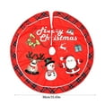 thumbnail image 3 of Dmlowu Christmas Tree Skirt - 35 inch Winter Xmas Tree Skirt, Extra Soft Non Slip Xmas Tree Mat Decor for Home Party Holiday Christmas Decorations(Multiple Styles Available), 3 of 6