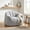 Light Gray, variant on Howcool Bean Bag Chair for Adults, High-Density Foam Stuffed Armrest Lazy Sofa for Living Room Bedroom Reading