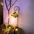 thumbnail image 1 of Luz de ,Luces solares para jardín Accesorios de iluminación para exteriores,Caldera de hierro con energía solar impermeable IP44,Luces LED Regadera Lámpara de jardín Macarena Luz de la tetera, 1 of 8