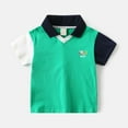 thumbnail image 2 of Hifoo Kids Toddler Boys Girls Short Sleeve Casual Cartoon Prints Lapel Polo Shirts Gentleman Tops Holiday Shirts T Shirt Back To School Fashionable Blouses, 2 of 4