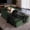 Green, variant on Small Chaise Lounge, Compressed Modular Chaise Lounge Sofa, Striped Corduroy Memory Foam Daybed, Single Lazy Floor Couch for Living Room Bedroom, Beige