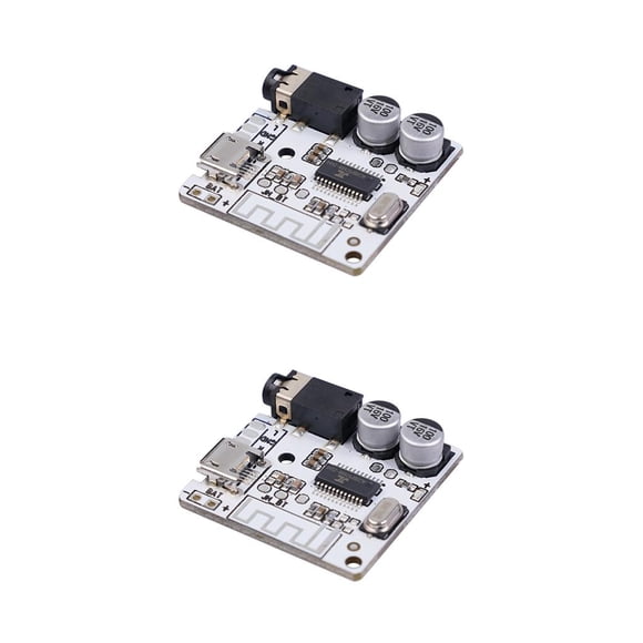 Seitruly Módulo receptor Bluetooth 5,0, módulo receptor de Audio inalámbrico para coche, interfaz USB de 3,5mm, placa de circuito DIY para WAV APE FLAC Type1 NO1