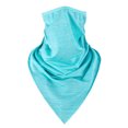 thumbnail image 1 of Multifunctional Summer Ice Silk Neck Gaiter - UV Protection, Anti-Dust, Quick-Drying Face Mask for Cycling, Hiking, Running - Soft, Breathable Nylon Headband/Scarf/Wrist Strap - Blue Single Pack, 1 of 6