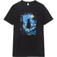 thumbnail image 1 of Camiseta de manga corta, 100% algodón, unisex, cuello redondo (Cat Starry Night), 1 of 7