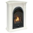 thumbnail image 6 of ProCom Dual Fuel Ventless Gas Fireplace System With Corner Combo Mantel - 10,000 BTU, T-Stat Control, Antique White Finish - Model# FS100T-1-AW, 6 of 10
