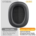 thumbnail image 5 of SOULWIT Replacement Earpads for AKG Pro Audio K361, K361BT, K371, K371BT Headphones, Ear Pads Cushions with Soft Protein Leather and High-Density Memory Foam - Black, 5 of 6