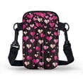 thumbnail image 2 of HELLHERO Love Pattern Double-layer Crossbody Sling Bags for Women, Casual Travel, 2 of 7
