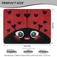 thumbnail image 7 of Yuyamidu Cute Ladybug Rear Cargo Liner 29" x 39", Non-Slip Scratch-Resistant Trunk Floor Mat, Universal Fit for SUV Sedan Hatchback, Funny Vehicle Interior Decor, 7 of 7