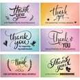 thumbnail image 5 of 100pcs Thank You Postcard Holographic Thank You Card Laser Greeting Card 9x5cm 2 Styles, 5 of 5