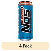 (4 pack) NOS High Permance Energy Drink, Zero Sugar, 16 fl oz