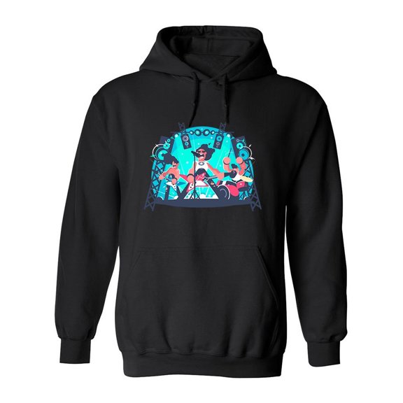 Concert Of Rock Hoodie Men -Image by Shutterstock, Male Medium
