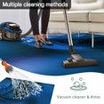 thumbnail image 5 of Blue Rose Outdoor Rug 5x8 Ft - Reversible Patio Rug Outdoor Camping Rugs, Elegance Fantasy Flowers Romantic Washable Indoor Outdoor Area Rugs, Non-Slip Outdoor Carpet Runner for Deck/Porch, 5 of 8