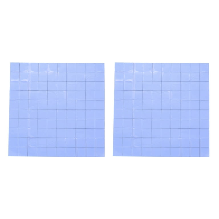 200pcs 10X10X1mm Silicone Thermal Pad for Heat Sink Insulation