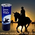 thumbnail image 5 of Horse Tumbler with Lid and Straw -Equestrian Horse Gifts for Girls Women Horse Lovers Unique -Horse Coffee Mug, Cup, Skinny Tumbler, Water Bottles-Thermal Insulated Tumblers 20 Oz -Horse Stuff, Decor, 5 of 5