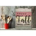 thumbnail image 2 of The Stupell Home Decor Collection Happy Fall Distressed Wood Leaves Wall Plaque, 2 of 2