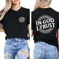 thumbnail image 3 of In God I Trust T-Shirt – Double Sided Christian Graphic Tee, Faith Based Cotton Shirt, Religious Daily Wear Apparel for Women and Men, 3 of 7