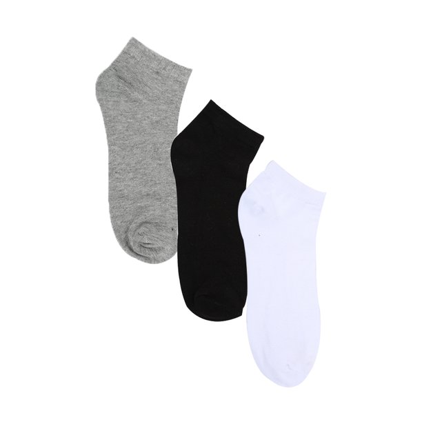 Calcetines tobilleros atléticos de algodón de color sólido de corte bajo para hombre, 6 paquetes Clasificado M Unique Bargains Calcetines