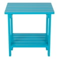 thumbnail image 5 of Shine Company Rectangular Side Table - Turquoise, 5 of 5