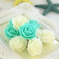 thumbnail image 5 of Aproximadamente 480-500 piezas/3 cm, minicabezas de rosas artificiales de espuma de PE, flores hechas a mano para bricolaje, decoración para fiestas, bodas y el hogar, 5 of 5