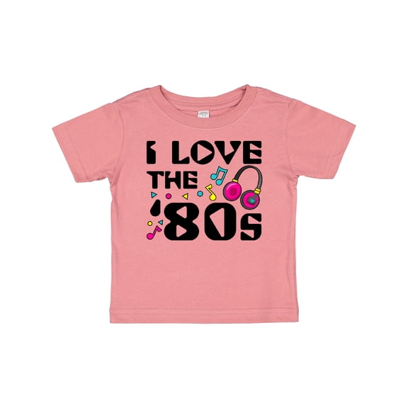 Inktastic I Love the '80s-musical Notes Boys or Girls Baby T-Shirt