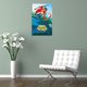 thumbnail image 5 of Super Wings Cuadro decorativo colgante - Arte de pared - Póster enmarcado - Decoración de pared - Regalos para familia, amigos y aficionados 20*30 cm, 5 of 6