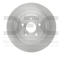 Rear Dynamic Friction Company Disc Brake Rotor 600-13019 (1) For 2005-2009 Subaru Legacy, 2006-2007 Subaru Impreza