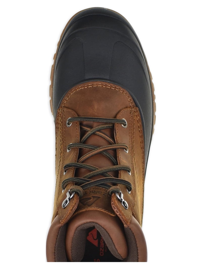 Clarks Waterproof Winter Duck Boots Men Sz 9 Black Brown Suede Rubber Thermolite Clarks Muckers In Men main image 4