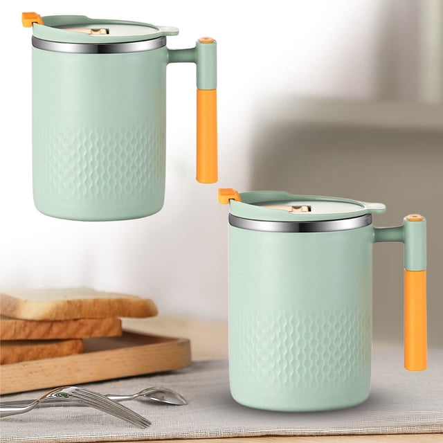 Insulated Coffee Mug, Coffee Mug with Lid, Coffee Mug, Mug, Winter Insulated Coffee Mug Tea Cup Double-Wall Vacuum Insulated Stainless Steel Coffee Mug Lidded Handle Insulated Tea Mug