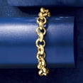 thumbnail image 5 of Ross-Simons Italian 14kt Yellow Gold Rolo-Chain Bracelet, Women's, Adult, 5 of 5