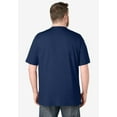 thumbnail image 2 of KingSize Men's Big & Tall Shrink-Less Lightweight Henley T-Shirt, 2 of 3