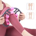 thumbnail image 4 of Muscle Massage Roller, 8 Wheels Portable Massager Muscle Roller, 360 Cellulite Massage,Blue, 4 of 5