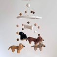 thumbnail image 2 of Felt Dachshund Dog Baby Mobile, 2 of 8