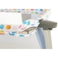 thumbnail image 2 of Dream On Me Flora Baby Bassinet, 5 Adjustable Height Position, Include Mattress Pad, Confetti Blue, 2 of 15