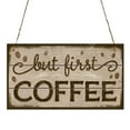 thumbnail image 2 of YAOMOBB Hanging Plaque Exquisite Front Door Sign Lanyard Design Coffee Bar Hanging Plaque with Smooth Edges 1 Piece, 2 of 6