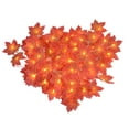 thumbnail image 5 of Viworld 6.6ft 10LEDs Artificial Maple Leaf Fairy Lights Autumn Garland Leave String Lights, Battery Powered Fall Decoration  String Light for Garden Christmas Thanksgiving, 5 of 10
