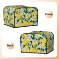 thumbnail image 2 of KLL Lemon Seamless Pattern Oil Painting Effect Print 4 Slice Toaster Dust Covers Kitchen Small Appliance Cover with 2 Pockets,Can hold Jam Spreader Knife & Toaster Tongs (12.4 x 10.6 x 8.2), 2 of 6