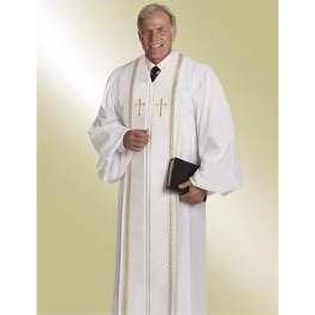 Clergy Robe-RT Wesley-H94F/H464-White