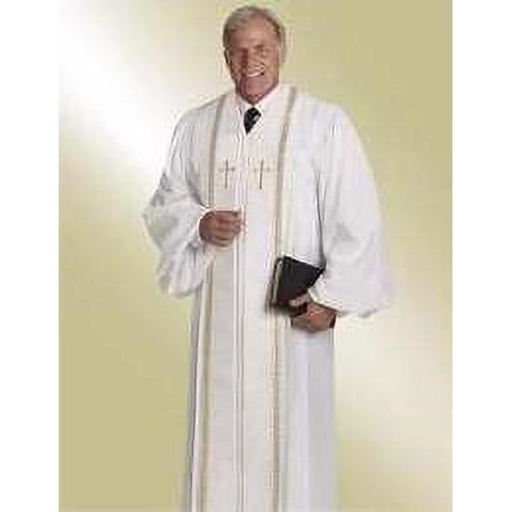 Clergy Robe-RT Wesley-H94F/H464-White